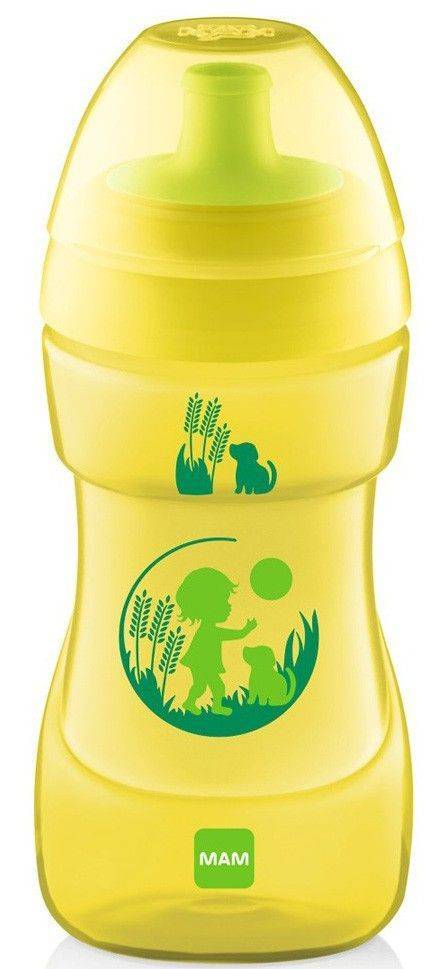 MAM MAM SPORTS CUP ΟΥΔΕΤΕΡΟ 330ML YELLOW