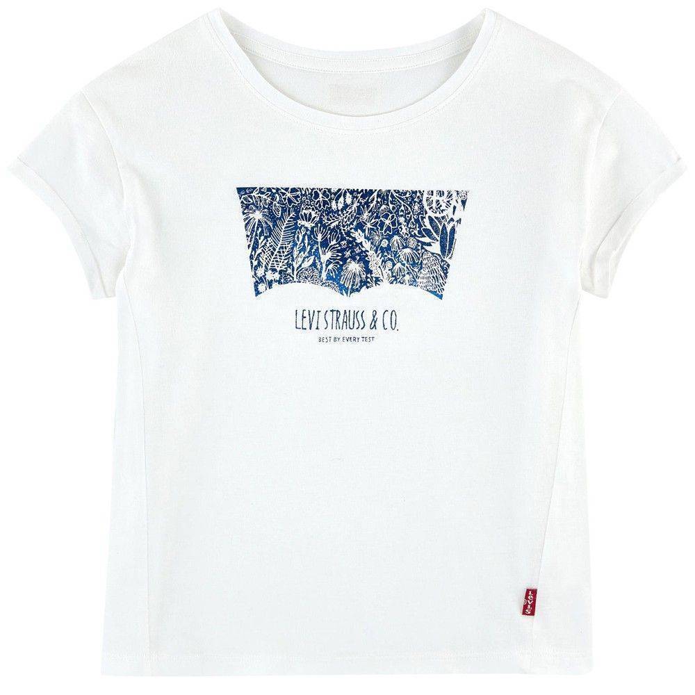 LEVIS ΜΠΛΟΥΖΑ ΜΕ ΚΟΝΤΟ ΜΑΝΙΚΙ LEVI'S ANABEL NH10547-01 ΛΕΥΚΟ (164ΕΚ.)-(15-16 ΕΤΩΝ)