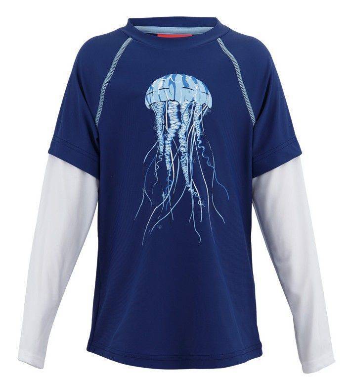 ΜΠΛΟΥΖΑ ΜΕ ΠΡΟΣΤΑΣΙΑ UV SUNUVA ΜΕΔΟΥΣΑ ΜΠΛΕ/ΛΕΥΚΟ (92ΕΚ.)-(1-2 ΕΤΩΝ)