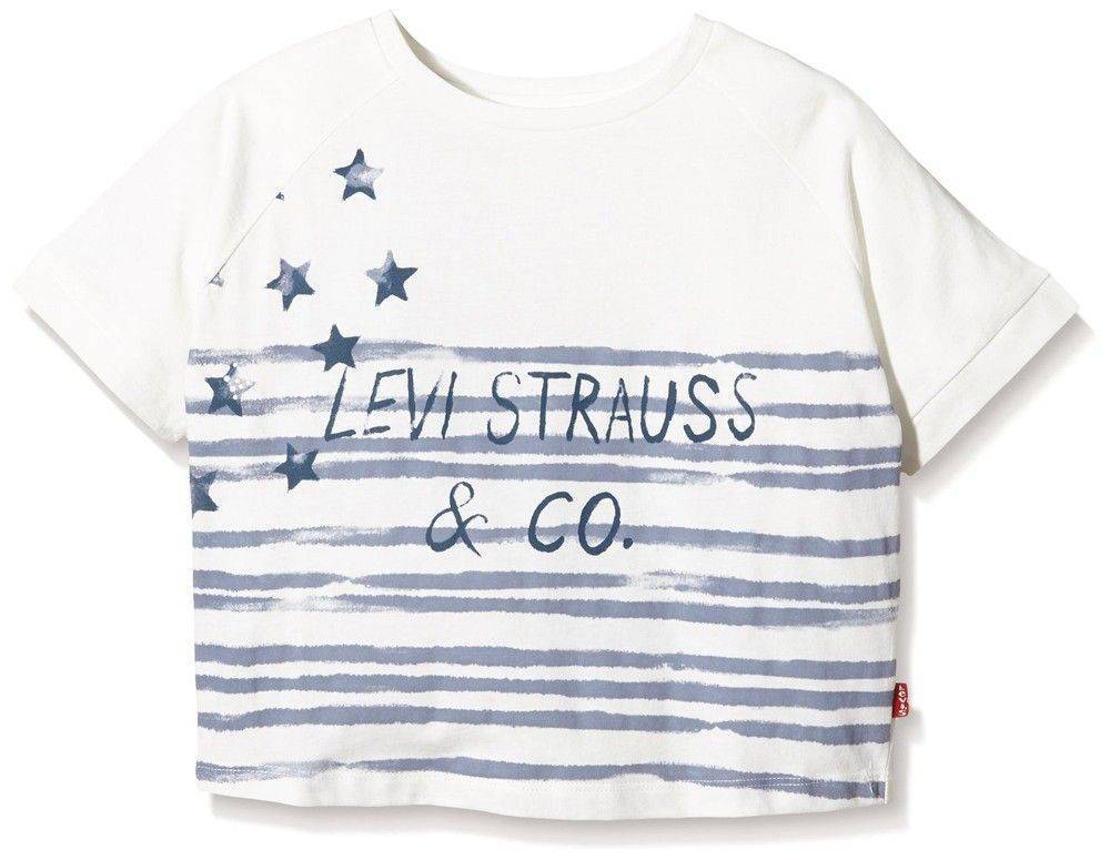 ΜΠΛΟΥΖΑ ΜΕ ΚΟΝΤΟ ΜΑΝΙΚΙ LEVI'S SS TEE ASPEN NH10637 ΛΕΥΚΟ (152ΕΚ.)-(11-12 ΕΤΩΝ)
