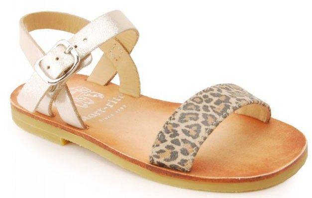 START RITE ΠΕΔΙΛΑ START RITE FLORA II 5223_0F ΚΑΦΕ/LEOPARD PRINT (EU:31)