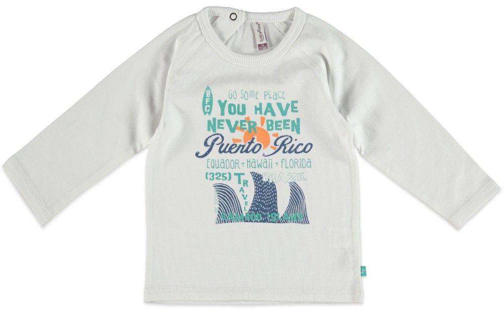 ΜΠΛΟΥΖΑ ΜΕ ΜΑΚΡΥ ΜΑΝΙΚΙ BABYFACE 7621 ΛΕΥΚΟ (92ΕΚ.)-(1-2 ΕΤΩΝ) BABYFACE