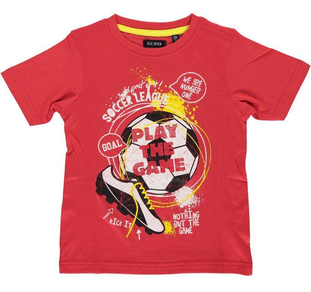 ΜΠΛΟΥΖΑ ΜΕ ΚΟΝΤΟ ΜΑΝΙΚΙ BLUE SEVEN 802002 ΚΟΚΚΙΝΟ (92ΕΚ.)-(1-2 ΕΤΩΝ)