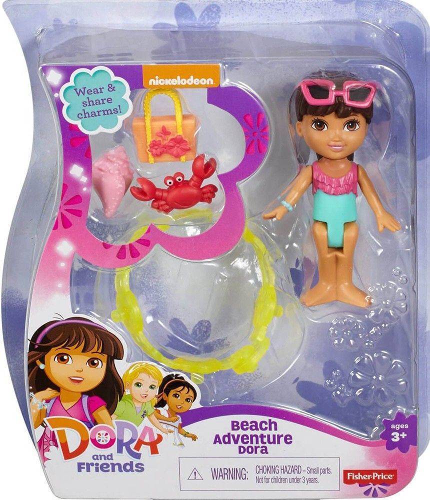 FISHER PRICE DORA AND FRIENDS BEACH ADVENTURE ΜΙΝΙ ΦΙΓΟΥΡΑ ΝΤΟΡΑ ΚΑΙ ΦΙΛΕΣ FISHER-PRICE