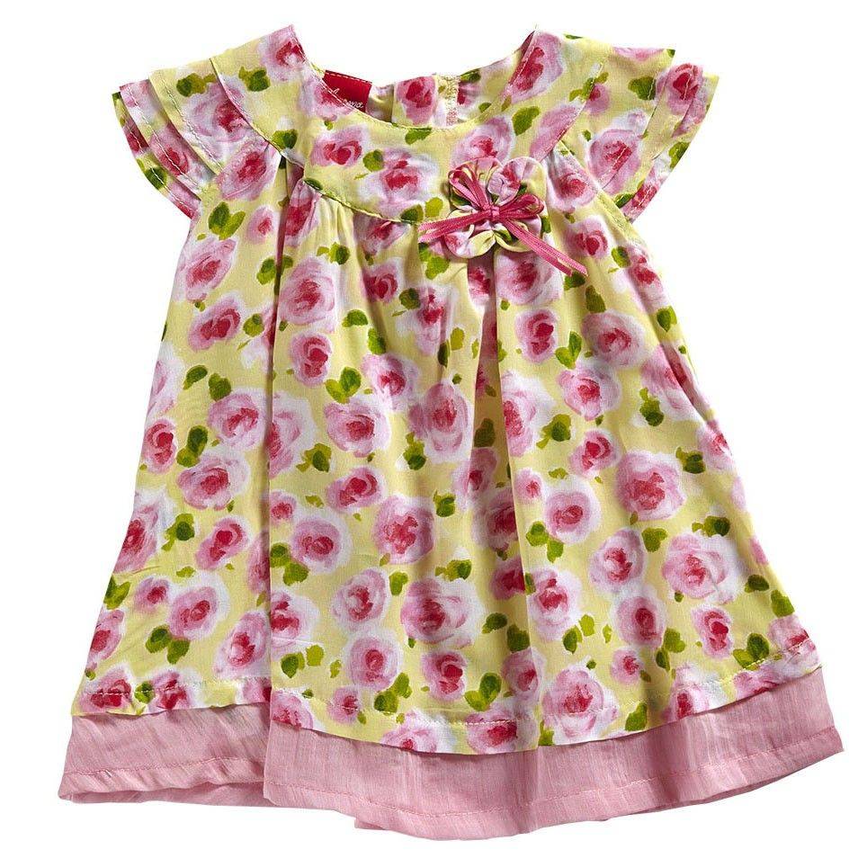 ΒΡΕΦΙΚΟ ΦΟΡΕΜΑ CHROMA ΜΕ ΚΟΝΤΟ ΜΑΝΙΚΙ ΤΡΙΑΝΤΑΦΥΛΛΑ ΡΟΖ/ΚΙΤΡΙΝΟ (68ΕΚ.)-(6-9 ΜΗΝΩΝ)