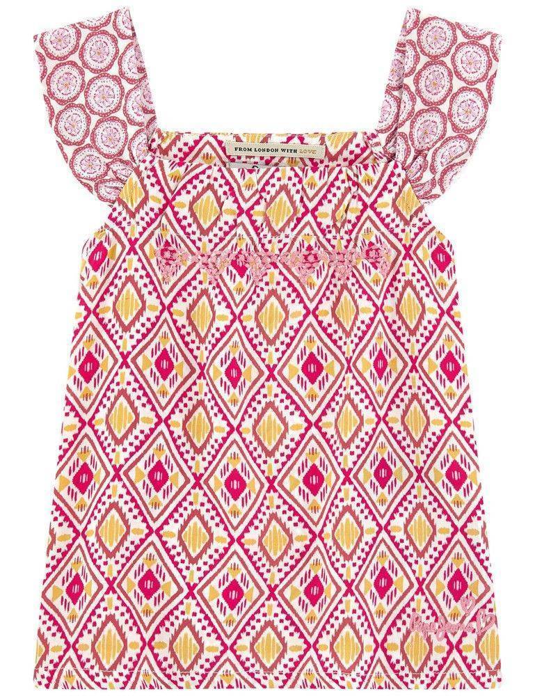 ΜΠΛΟΥΖΑ ΑΜΑΝΙΚΗ PEPE JEANS FANCY PRINT/MULTI ΡΟΖ (92ΕΚ.)-(1-2ΕΤΩΝ)
