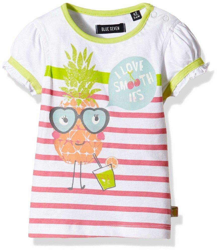 BLUE SEVEN ΜΠΛΟΥΖΑ ΜΕ ΚΟΝΤΟ ΜΑΝΙΚΙ BLUE SEVEN KNITTED 901005-01 ΛΕΥΚΟ/ΠΟΛΥΧΡΩΜΟ (80ΕΚ.)-(12-15ΜΗΝΩΝ)