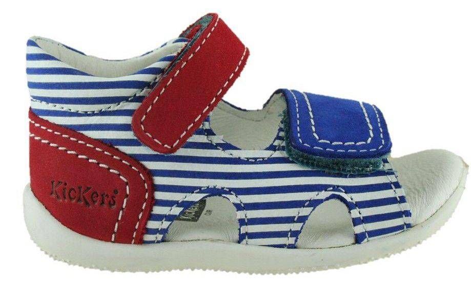 ΠΕΔΙΛΑ KICKERS BI SEA 469520 BLEU ROUGE ΜΠΛΕ/ΚΟΚΚΙΝΟ ΡΙΓΕ (EU:19)