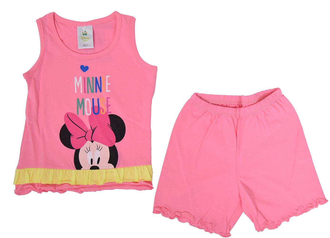 ΠΥΖΑΜΑ MINERVA MINNIE MOUSES ΡΟΖ (78ΕΚ.)-(6-12 ΜΗΝΩΝ)
