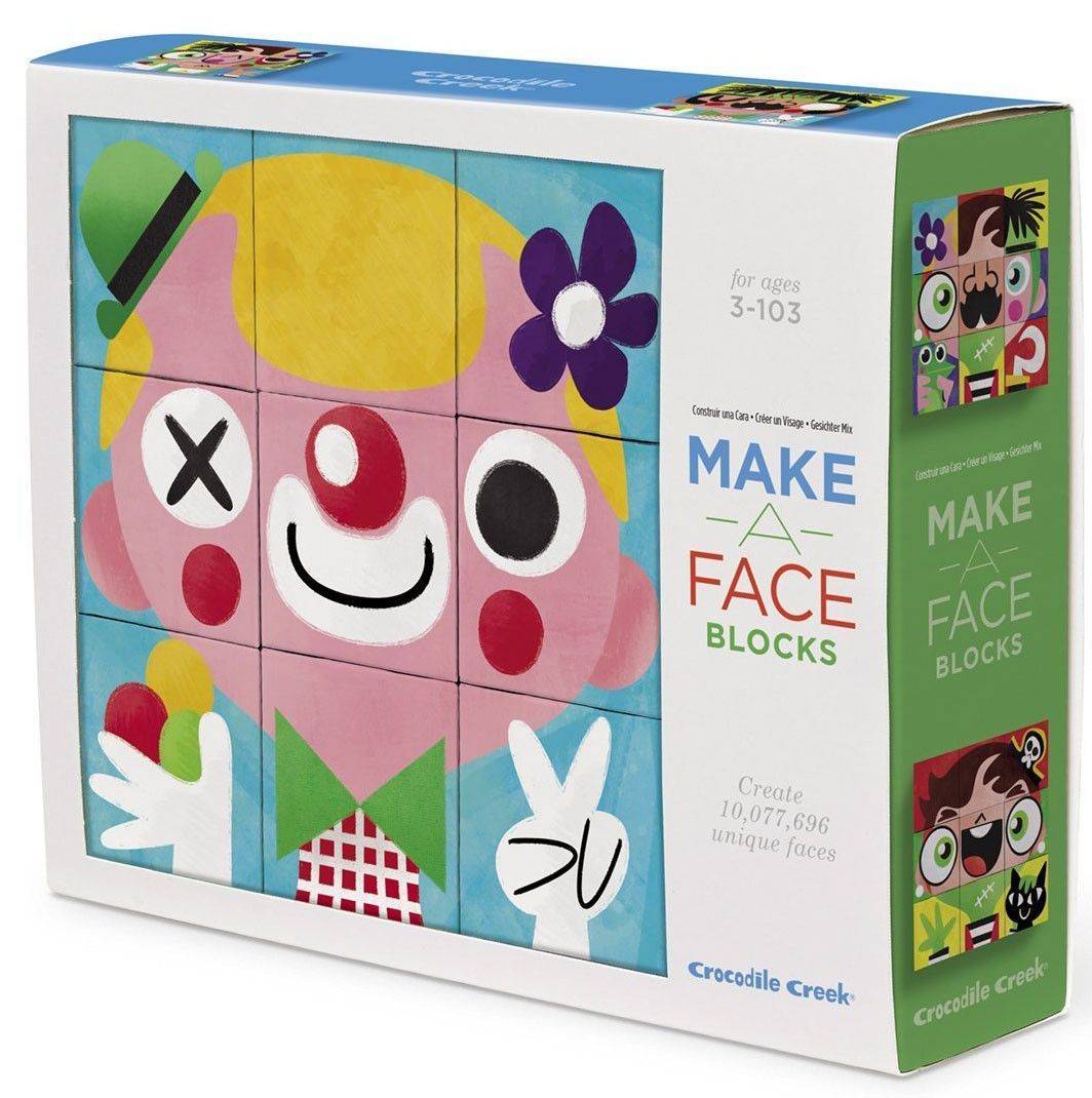 CROCODILE CREEK ΠΑΖΛ ΜΕ ΚΥΒΟΥΣ CROCODILE CREEK MAKE A FUNNY FACE