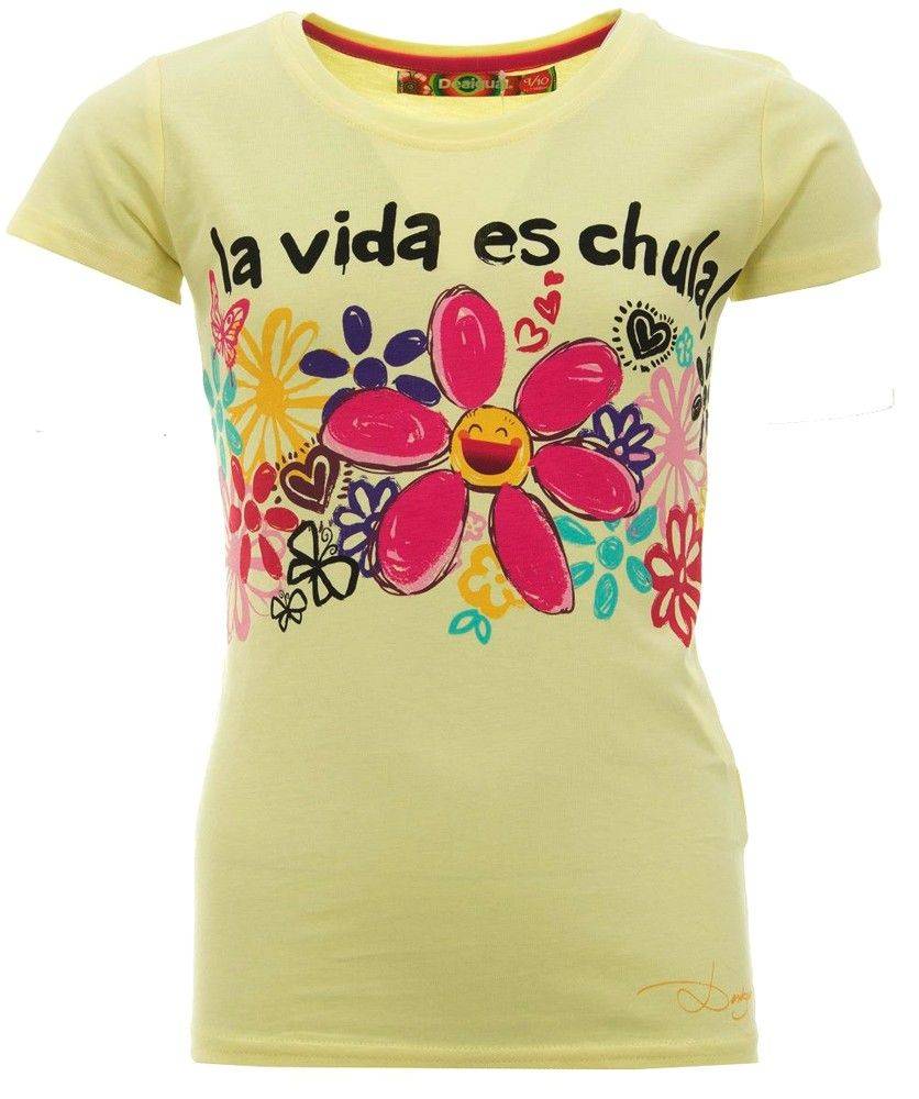 DESIGUAL ΜΠΛΟΥΖΑ ΜΕ ΚΟΝΤΟ ΜΑΝΙΚΙ DESIGUAL OSHAWA FRESH YELLOW-ΚΙΤΡΙΝΟ (104ΕΚ.)-(4ΕΤΩΝ)