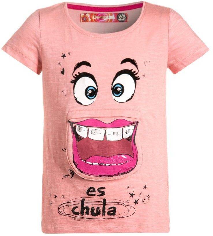 ΜΠΛΟΥΖΑ ΜΕ ΚΟΝΤΟ ΜΑΝΙΚΙ DESIGUAL TALLAHASSE NUBE ROSA-ΡΟΖ (104ΕΚ.)-(3-4ΕΤΩΝ)