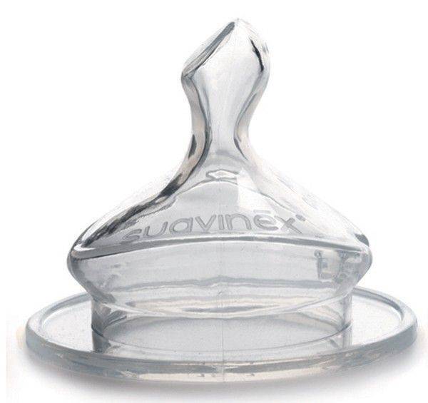 ΘΗΛH ΣΙΛΙΚΟΝΗΣ SUAVINEX ANATOMICAL 1S ΜΕΣΑΙΑ ΡΟΗ 2ΤΜΧ (0-6ΜΗΝΩΝ) SUAVINEX