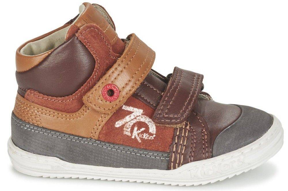 KICKERS ΠΑΠΟΥΤΣΙ ΜΠΟΤΑΚΙ KICKERS JINJINU ΚΑΦΕ (EU:23)