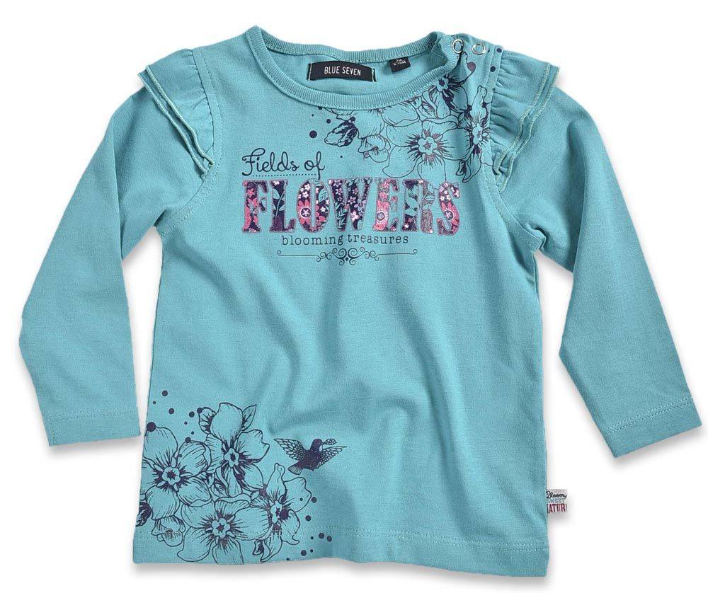 ΜΠΛΟΥΖΑ BLUE SEVEN FLOWERS 950505-661 ΤΥΡΚΟΥΑΖ (68ΕΚ.)-(6-9ΜΗΝΩΝ)
