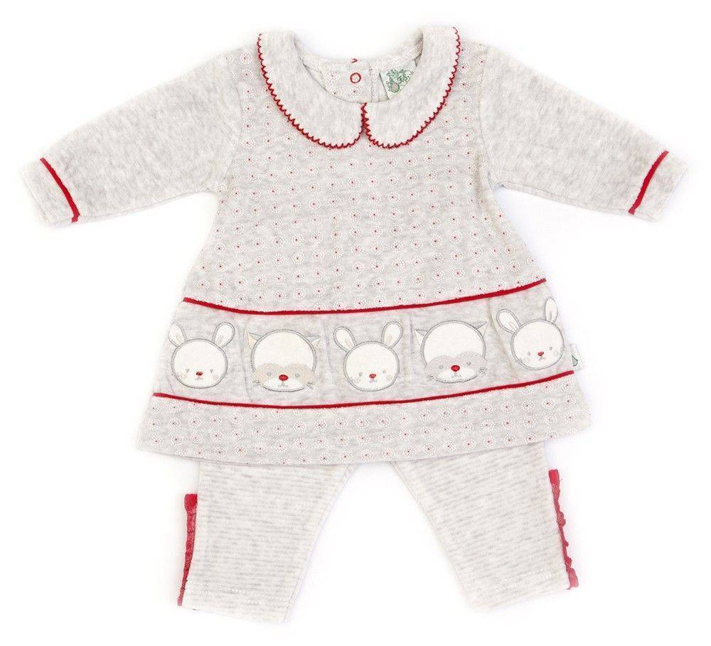 ΠΥΖΑΜΑΚΙ F.S. BABY 11741 ΓΚΡΙ (62ΕΚ.)-(3-6 ΜΗΝΩΝ)
