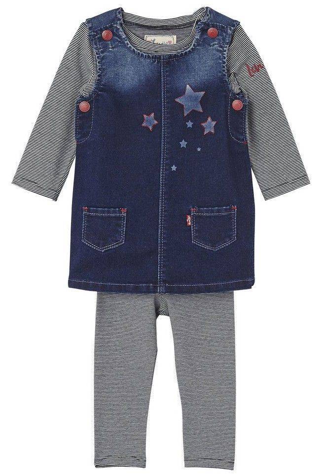 LEVIS ΣΕΤ ΦΟΡΕΜΑ/ΜΠΛΟΥΖΑ/ΚΟΛΑΝ LEVIS FLEECY NI36504 ΜΠΛΕ ΤΖΗΝ/ΡΙΓΕ (80ΕΚ.)-(12-18ΜΗΝΩΝ)