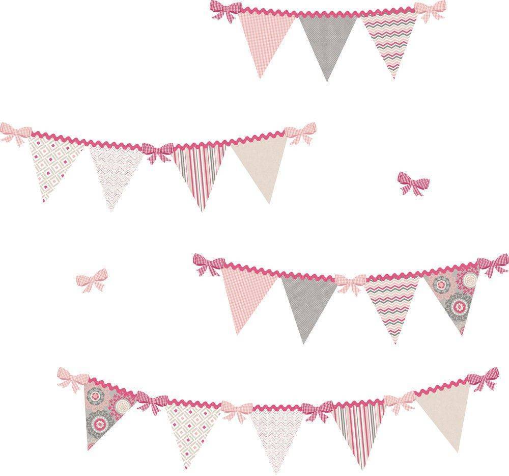 ΑΥΤΟΚΟΛΛΗΤΑ ΤΟΙΧΟΥ WALLPOPS ΡΟΖ ΓΙΡΛΑΝΤΕΣ