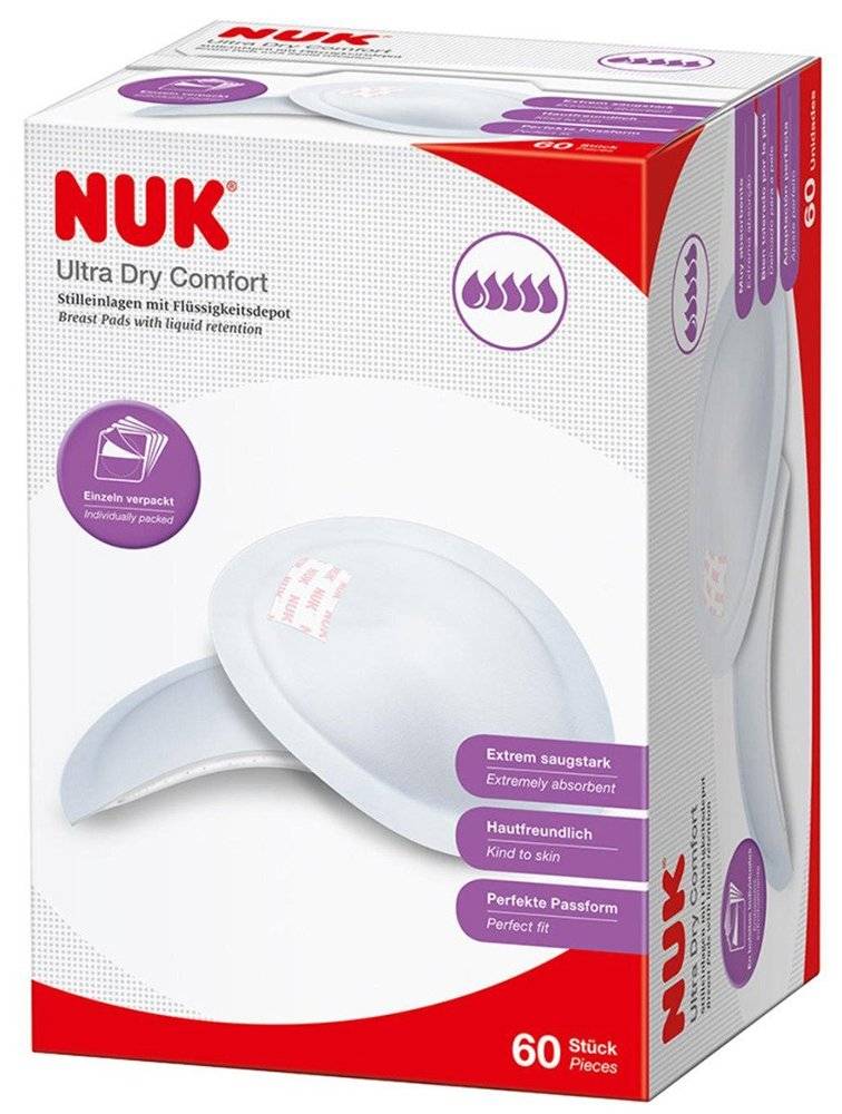 ΕΠΙΘΕΜΑΤΑ ΣΤΗΘΟΥΣ NUK ULTRA DRY COMFORT 60ΤMX NUK
