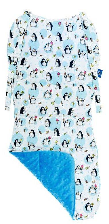 ΣΤΡΩΜΑ ΚΑΡΟΤΣΙΟΥ CUDDLY ZOO ΠΙΓΚΟΥΙΝΟΙ ΓΑΛΑΖΙΟ