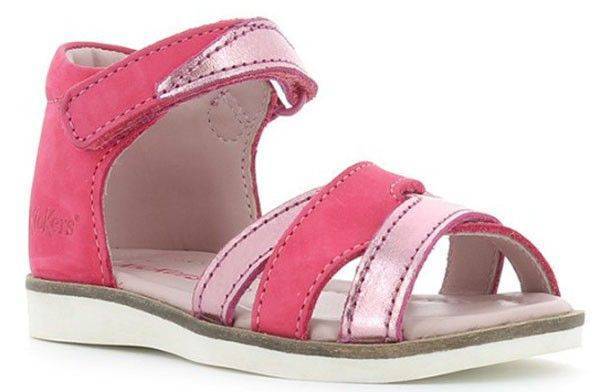 ΠΕΔΙΛΟ KICKERS GIGI 551330 ΦΟΥΞΙΑ-ΡΟΖ ΜΕΤΑΛΛΙΖΕ (EU:20)