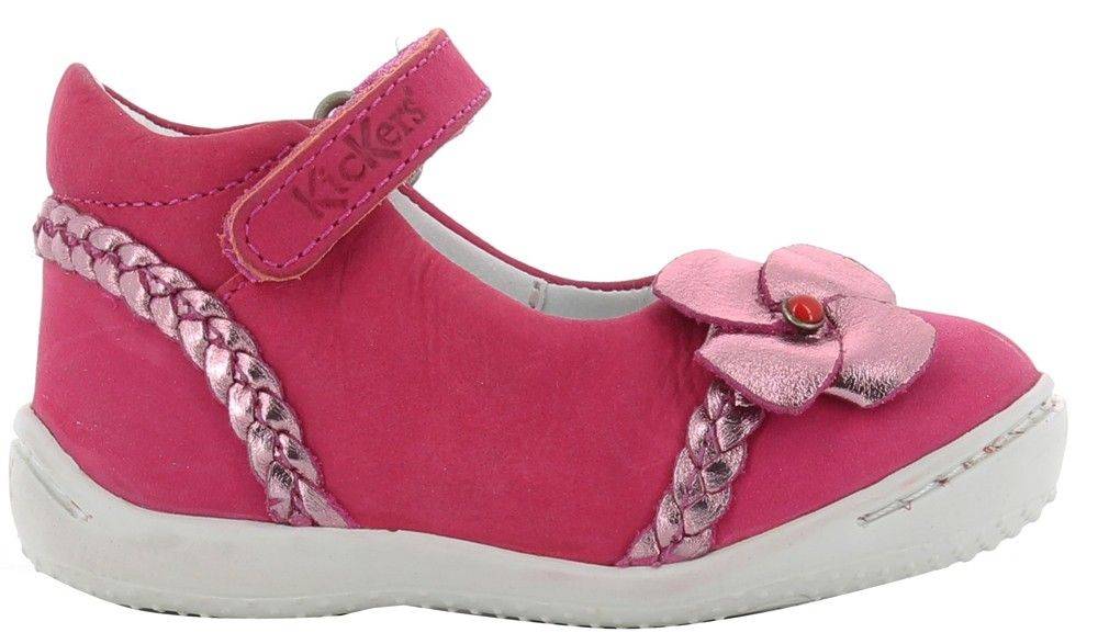 ΜΠΑΡΕΤΕΣ KICKERS GAELLANE 551630 ΦΟΥΞΙΑ-ΡΟΖ ΜΕΤΑΛΛΙΖΕ (EU:19)