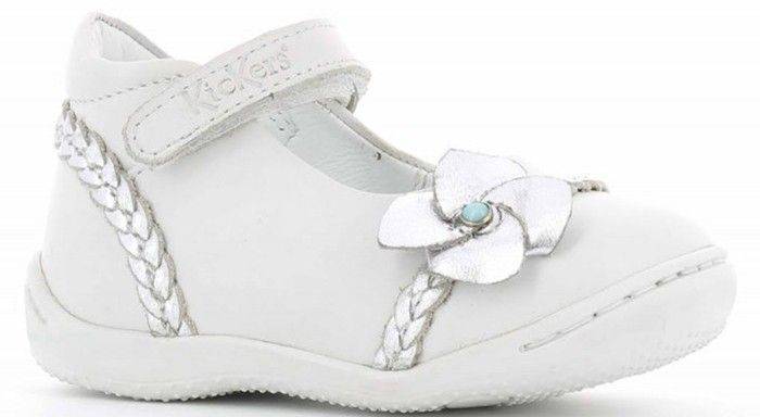 KICKERS ΜΠΑΡΕΤΕΣ KICKERS GAELLANE 551630 ΛΕΥΚΟ ΑΣΗΜΙ (EU:24)