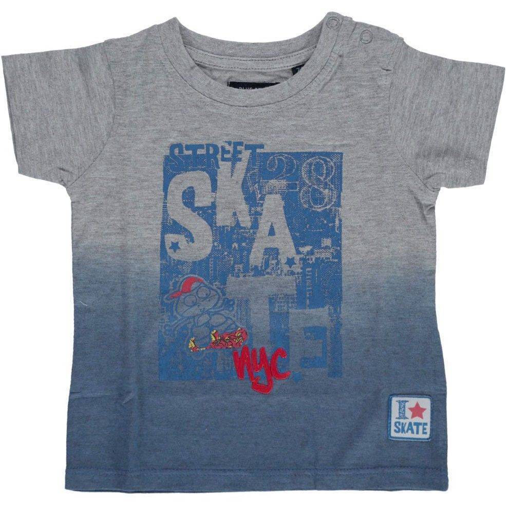 BLUE SEVEN T-SHIRT BLUE SEVEN STREET SKATE NYC 928028 ΓΚΡΙ/ΜΠΛΕ (80ΕΚ.)-(12-15ΜΗΝΩΝ)