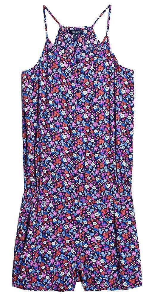 BLUE SEVEN ΟΛΟΣΩΜΗ ΦΟΡΜΑ BLUE SEVEN 542013 FLORAL PRINT ΜΩΒ/ΠΟΛΥΧΡΩΜΟ (152ΕΚ.)-(12 ΕΤΩΝ)