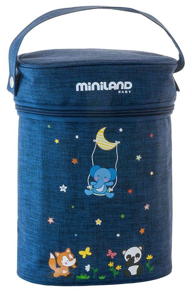 MINILAND ΙΣΟΘΕΡΜΙΚΗ ΘΗΚΗ ΔΙΠΛΗ MINILAND THERMI BAG 500ML ΜΠΛΕ