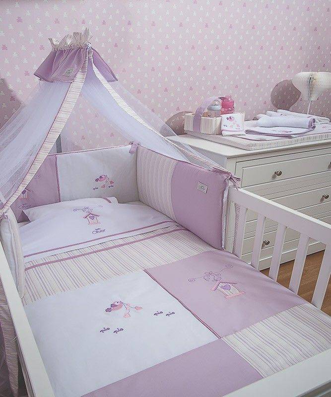 ΣΕΤ ΣΕΝΤΟΝΙΑ BABY OLIVER DREAM BIRDS ΛΙΛΑ 3 ΤΜΧ. BABY OLIVER