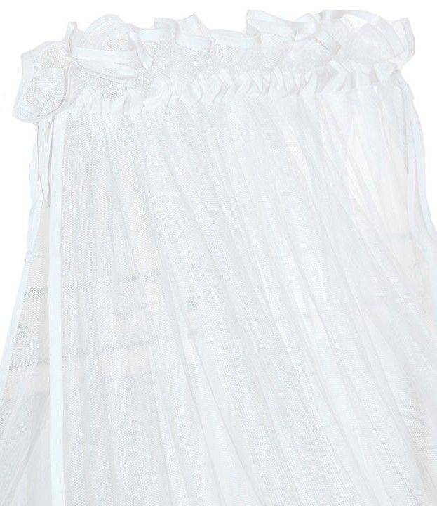 ΚΟΥΝΟΥΠΙΕΡΑ BABY OLIVER ΜΕ ΡΕΛΙ ΛΕΥΚΟ 180X550CM