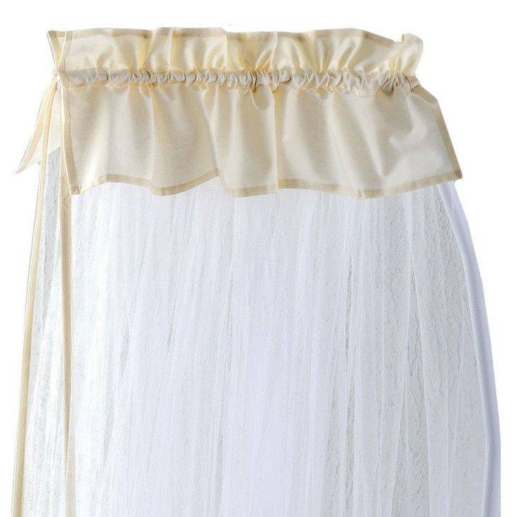 ΚΟΥΝΟΥΠΙΕΡΑ ΜΕ ΘΟΛΟ BABY OLIVER ΕΚΡΟΥ 180X550CM BABY OLIVER