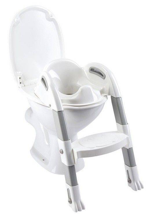 ΕΚΠΑΙΔΕΥΤΙΚΗ ΤΟΥΑΛΕΤΑ THERMOBABY KIDDYLOO TOILET TRAINER ΓΚΡΙ THERMOBABY