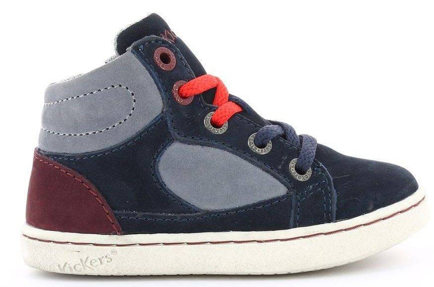 ΜΠΟΤΑΚΙ KICKERS LYNX ΜΠΛΕ ΣΚΟΥΡΟ/ΜΠΟΡΝΤΩ (EU:21) KICKERS