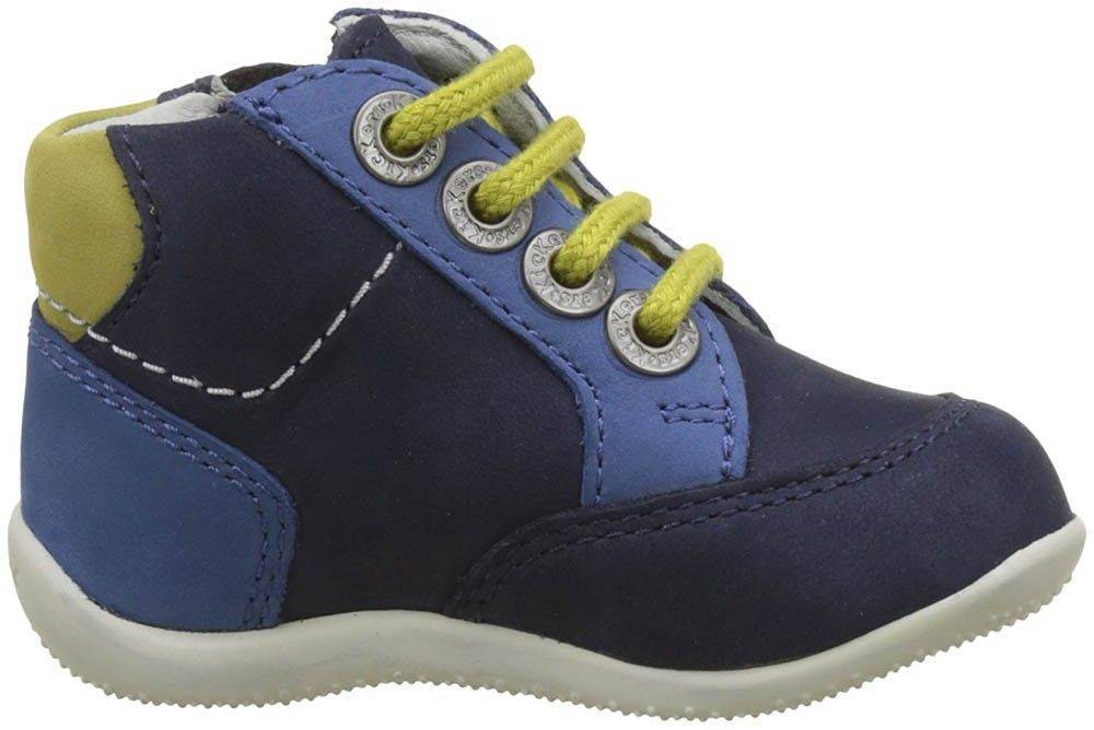 ΠΑΠΟΥΤΣΙ ΜΠΟΤΑΚΙ KICKERS BARTIN ΜΠΛΕ/ΚΙΤΡΙΝΟ (EU:19) KICKERS