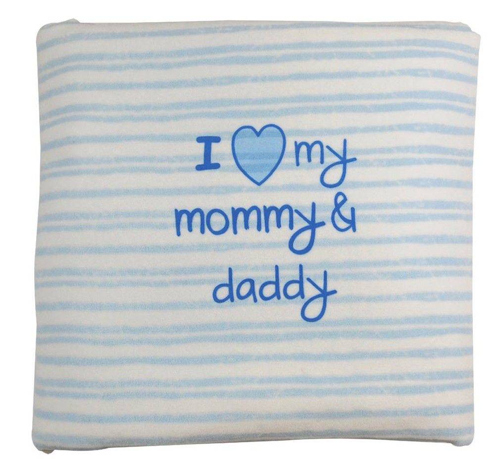 ΚΟΥΒΕΡΤΑ ΑΓΚΑΛΙΑΣ F.S. BABY I LOVE 12653 ΡΙΓΕ ΣΙΕΛ (80X80 CM) F.S. BABY