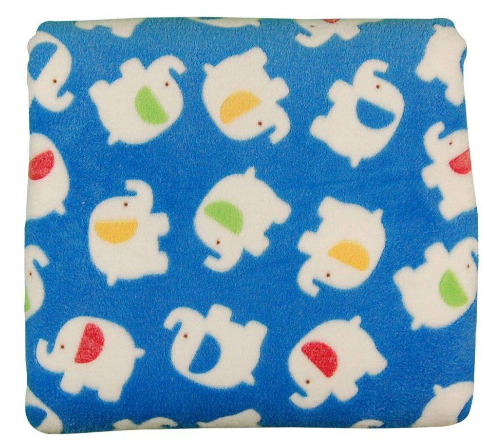 ΚΟΥΒΕΡΤΑ ΑΓΚΑΛΙΑΣ F.S. BABY ELEPHANTS 11888 ΜΠΛΕ ANIMALS (80X80 CM) F.S. BABY
