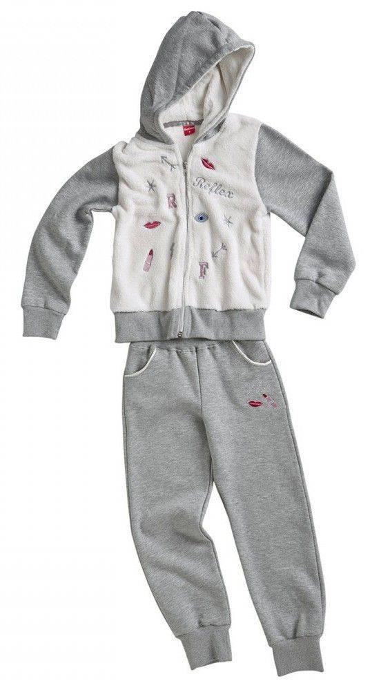 ΣΕΤ ΦΟΡΜΑΣ ΜΕ ΚΟΥΚΟΥΛΑ REFLEX 74404 ΓΚΡΙ-ΛΕΥΚΟ (152ΕΚ.)-(11-12 ΕΤΩΝ) REFLEX