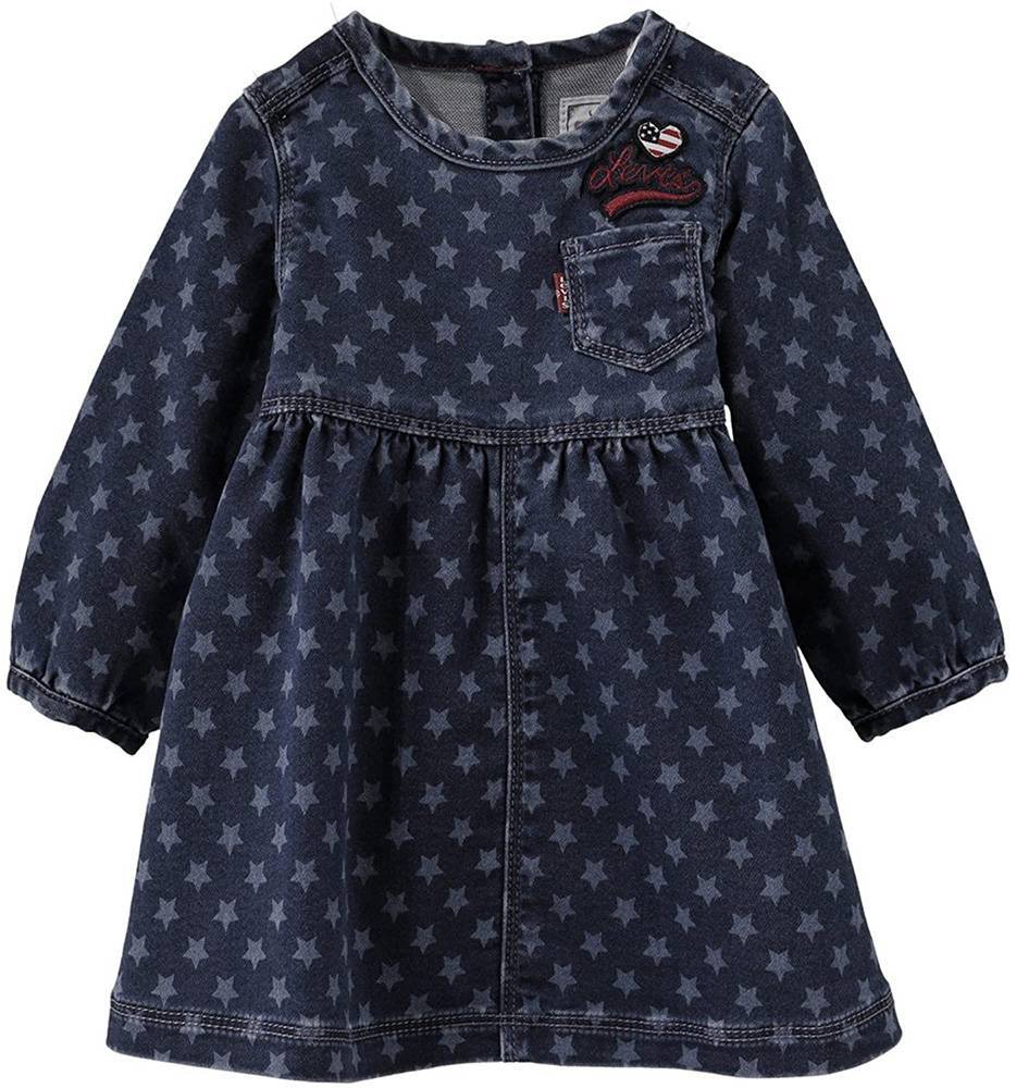 JEANS ΦΟΡΕΜΑ LEVI'S STACY NK30504 ΑΣΤΕΡΑΚΙΑ ΜΠΛΕ (86ΕΚ.)-(12-24ΜΗΝΩΝ)