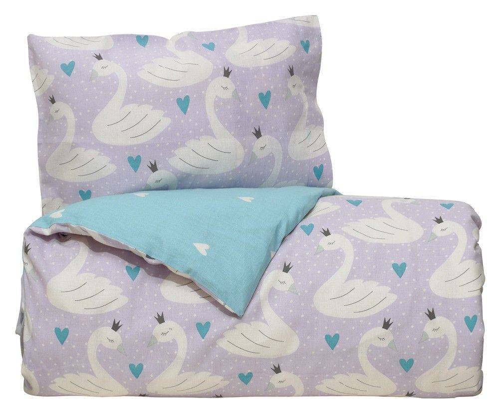 DAS HOME ΣΕΤ ΠΑΠΛΩΜΑΤΟΘΗΚΗ ΚΟΥΝΙΑΣ DAS HOME BABY FUN 120Χ160 ΛΙΛΑ-ΒΕΡΑΜΑΝ 6418