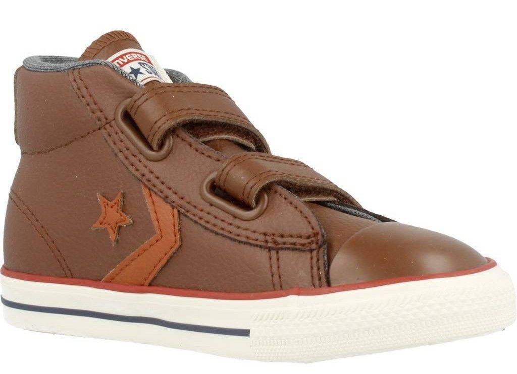 ΜΠΟΤΑΚΙ CONVERSE ALL STAR PLAYER EV V 758150C MID BROWN-ΚΑΜΕΛ (EU:20) CONVERSE