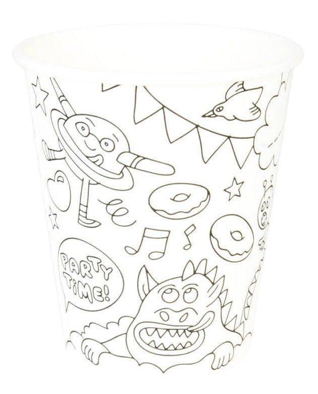 ΣΕΤ 8 ΧΑΡΤΙΝΩΝ ΠΟΤΗΡΙΩΝ OMY ΓΙΑ ΠΑΡΤΥ