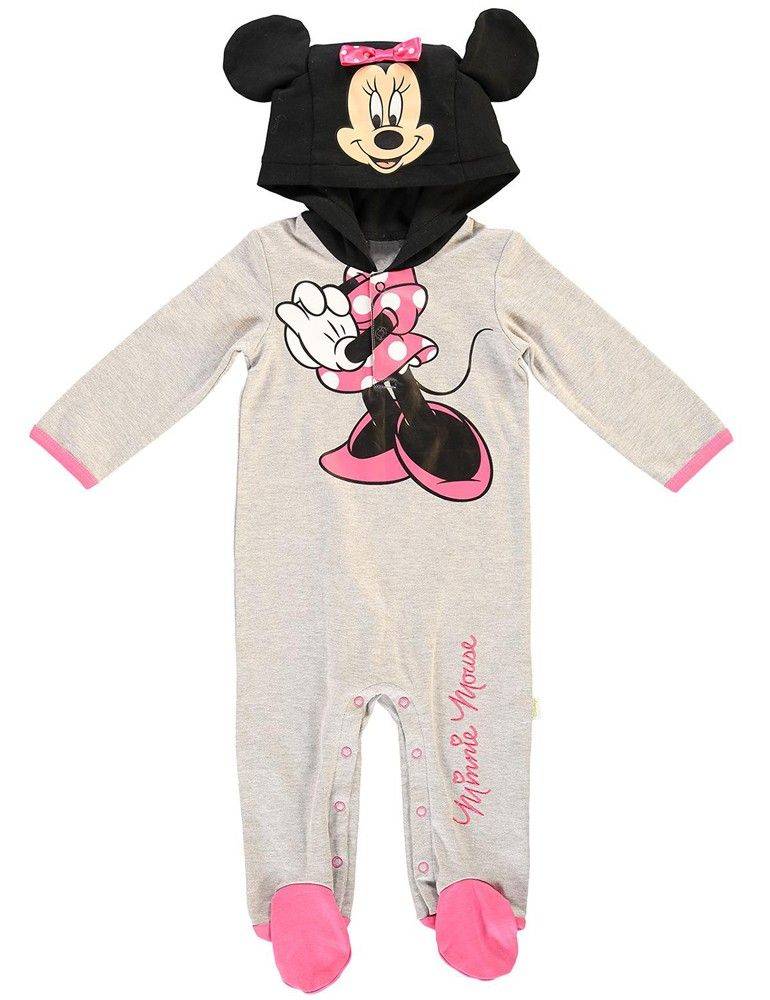 ΦΟΡΜΑΚΙ JERSEY TRAVIS MINNIE MOUSE ΚΟΥΜΠΩΤΟ ΜΕ ΚΟΥΚΟΥΛΑ ΓΚΡΙ (76ΕΚ.)-(6-9 ΜΗΝΩΝ) TRAVIS