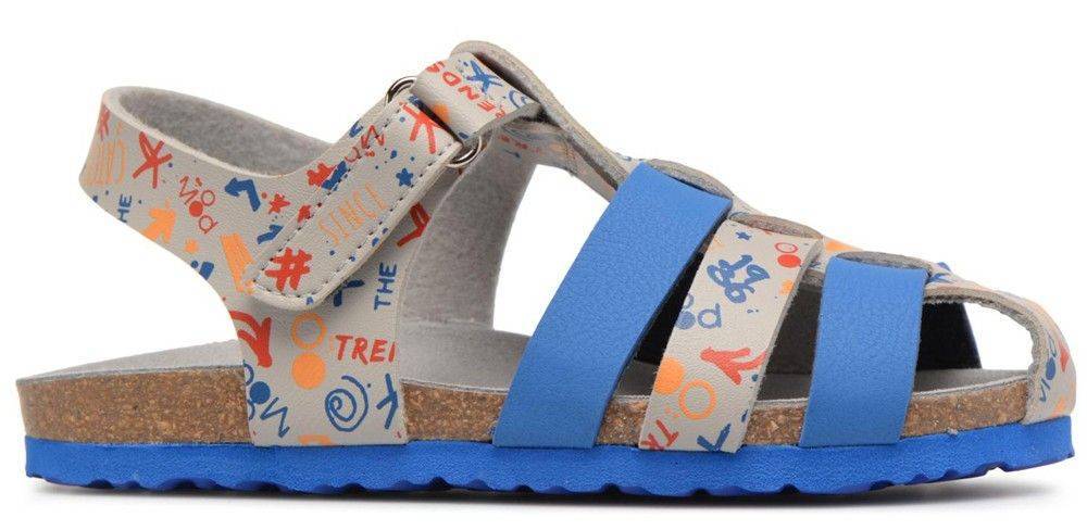 ΠΑΠΟΥΤΣΟΠΕΔΙΛΟ MOD8 DARROW 618041 ΓΚΡΙ/ΜΠΛΕ (EU:22) MOD8