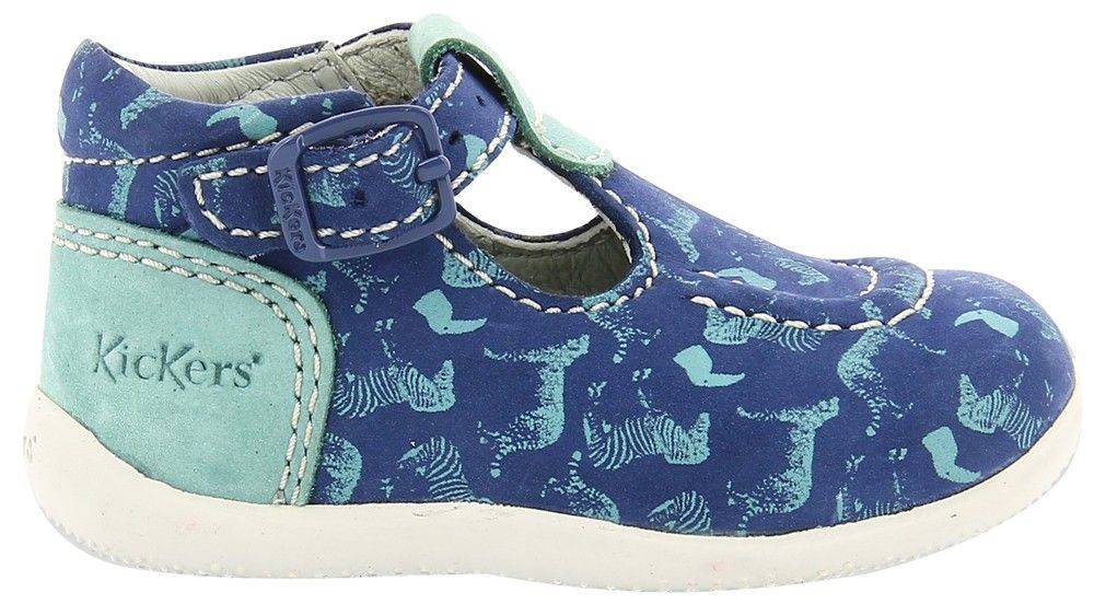 KICKERS ΠΑΠΟΥΤΣΟΠΕΔΙΛΟ KICKERS BONBEK 621012 ΕΜΠΡΙΜΕ ΜΠΛΕ/ΤΙΡΚΟΥΑΖ (EU:20)