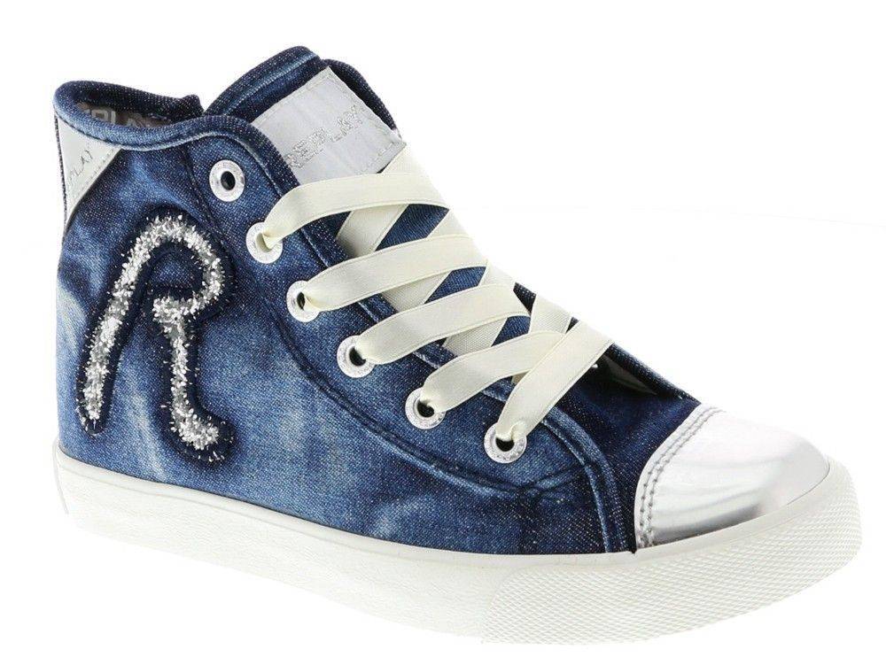 ΜΠΟΤΑΚΙ SNEAKERS REPLAY PEACH JV080096T-031 JEANS (EU:30)