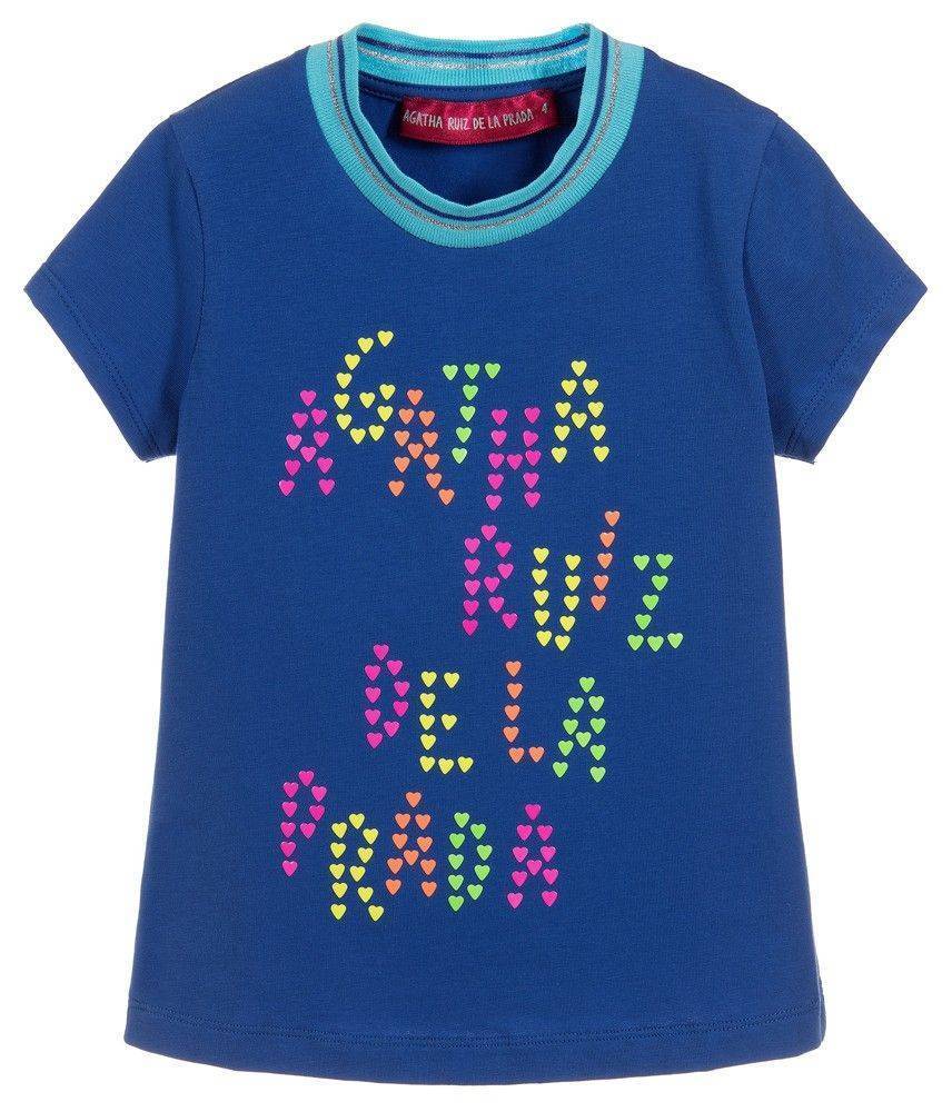 T SHIRT AGATHA RUIZ DE LA PRADA CONCEPTUAL BLUE ROYAL- ΜΠΛΕ (104ΕΚ.)-(4ΕΤΩΝ)