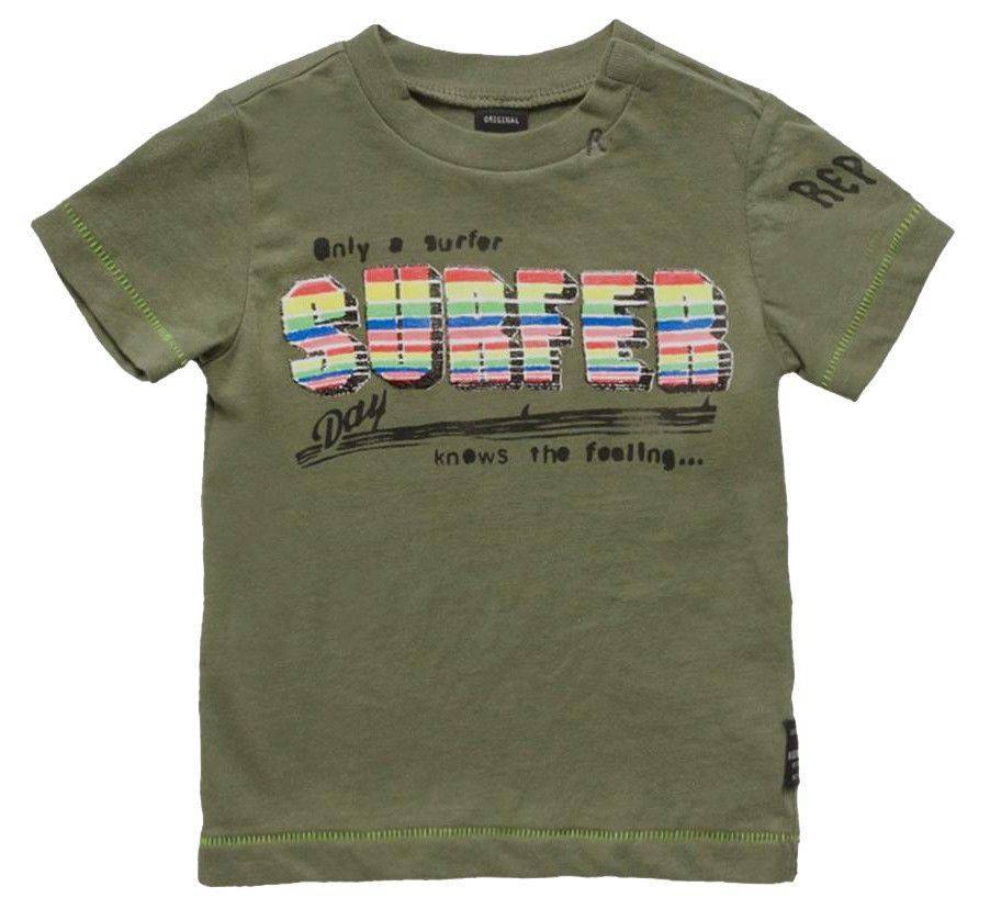 T-SHIRT REPLAY PB7308.071.20994-438 ΛΑΔΙ (74ΕΚ.)-(9-12ΜΗΝΩΝ) REPLAY