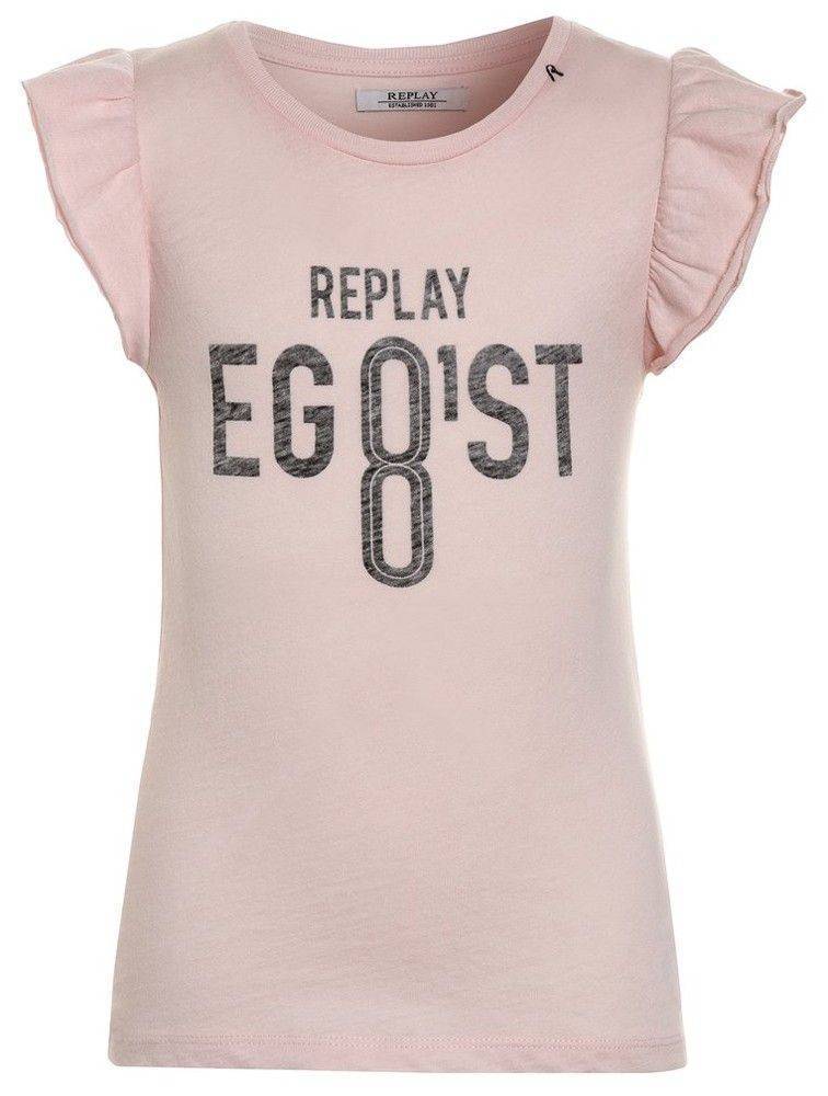 T-SHIRT REPLAY SG7470.050.20994-709 ΡΟΖ (152ΕΚ.)-(12ΕΤΩΝ)